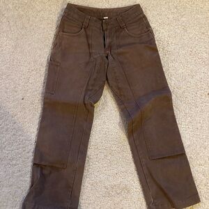 Stylish Brown Women's Work Pants